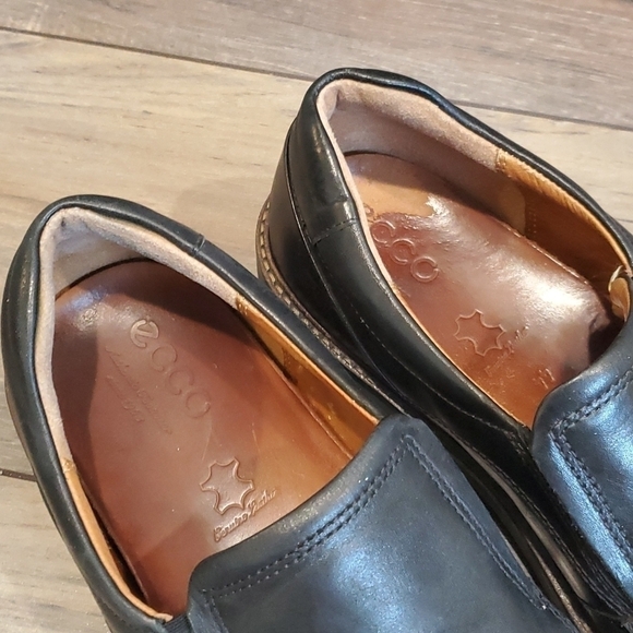 ECCO Mens dress Loafer slip on leather  shoes boots sz US 10 EUR 44 main image 11